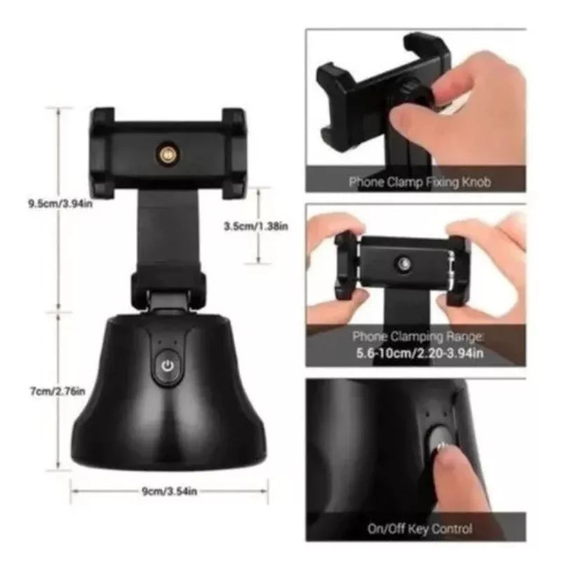 Soporte Celular Robot 360° inteligente