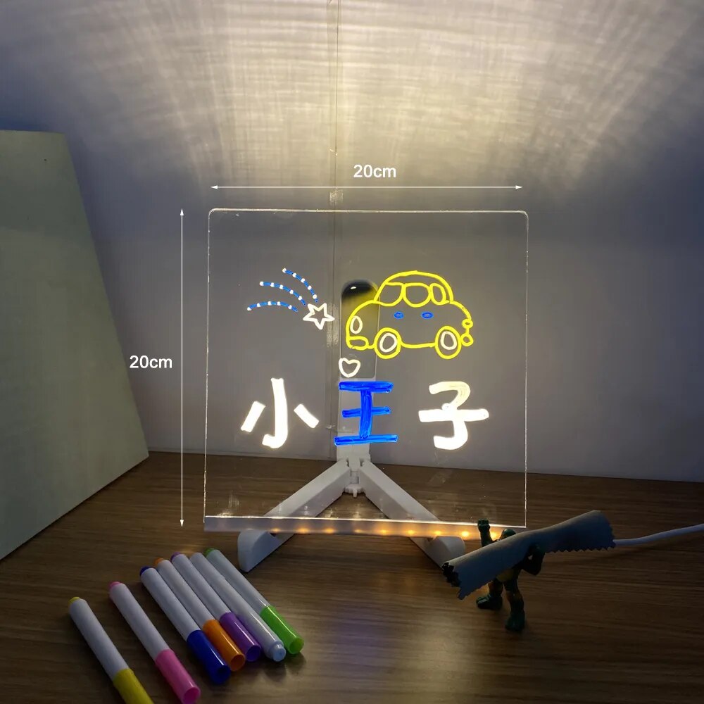 NotesLight™ Lámpara/Pizarra LED
